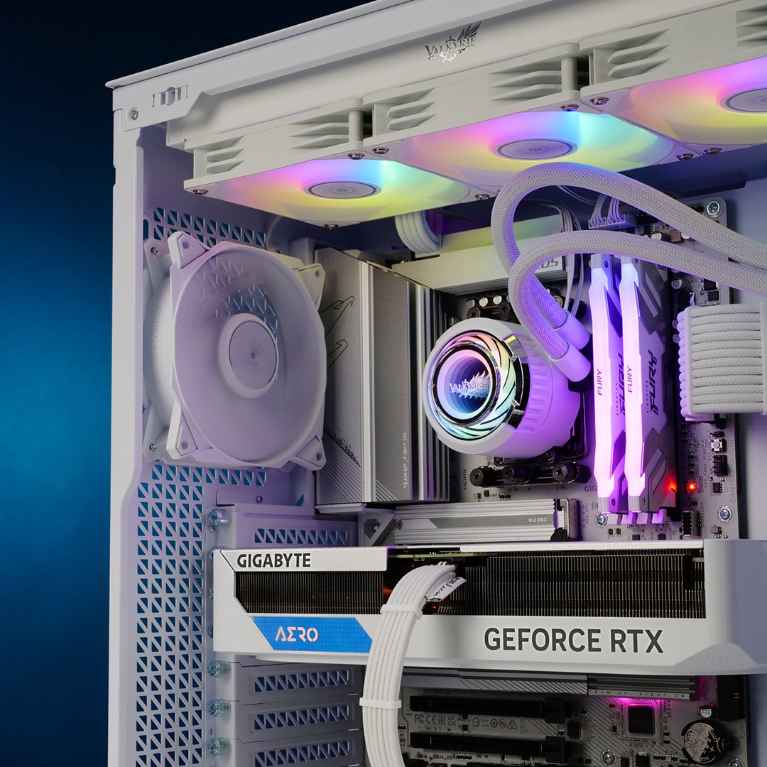 Ftohës me ujë për CPU Valkyrie Jarn 360 ARGB AIO, AMD AM4/AM5, Intel LGA 1700, i bardhë