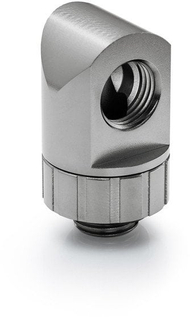 Zgjerues rrotullues 90° Bitspower Artemis, për ftohje me ujë, Platinum Grey