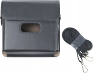 Këllëf LoveInstant për Fujifilm Instax Wide Link, lëkurë eko, me rrip, gri