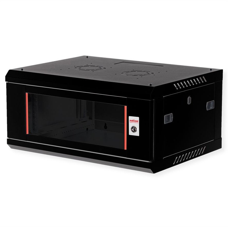 Ѕиден кабинет ROLINE Wall Enclosure Basic Plus, 4U, 19", црн