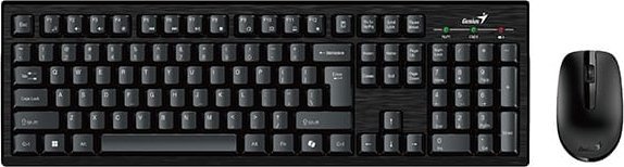 Set tastierë dhe mi Genius KM-8101 Copilot, pa tela, USB, i zi