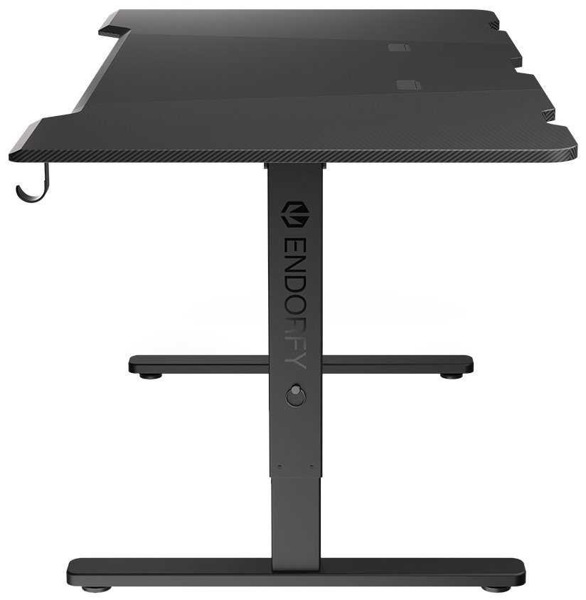 Tavolinë Endorfy Atlas L, 150x78cm, e zezë