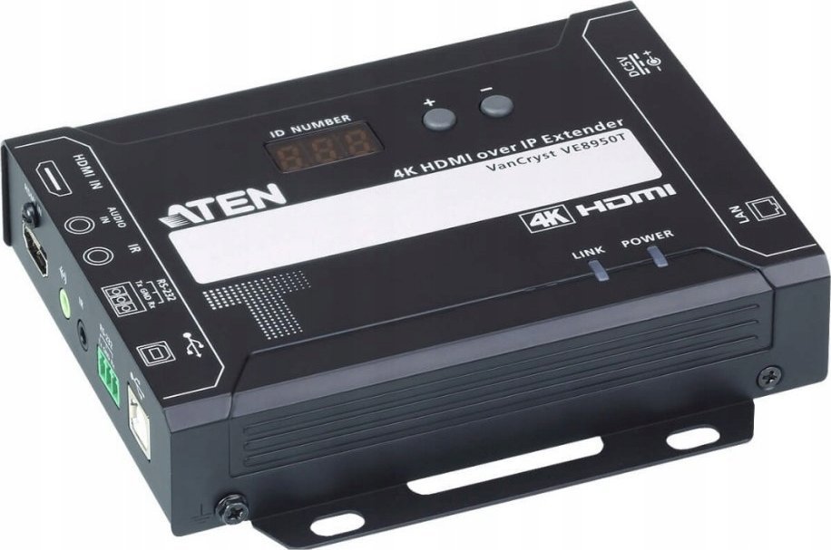 AV ресивер ATEN VE8950R, 4K, Gigabit, црн