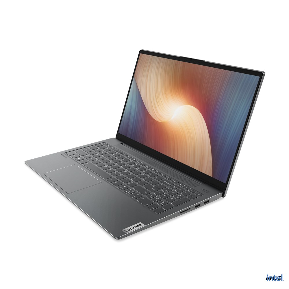Лаптоп Lenovo IdeaPad 5, 15.6", AMD Ryzen 5 5625U, 16 GB RAM, 512 GB SSD, сив