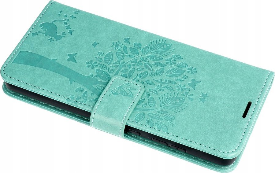 Mbulesë telefoni Mezzo Book Case për Samsung A55 5G, me kapak, jeshile