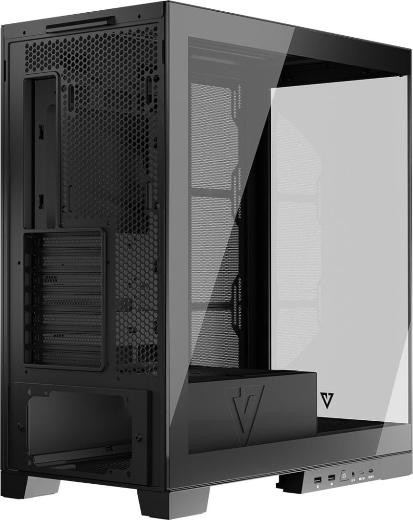 Kasë Modecom Volcano Space MIDI, e zezë, Midi Tower