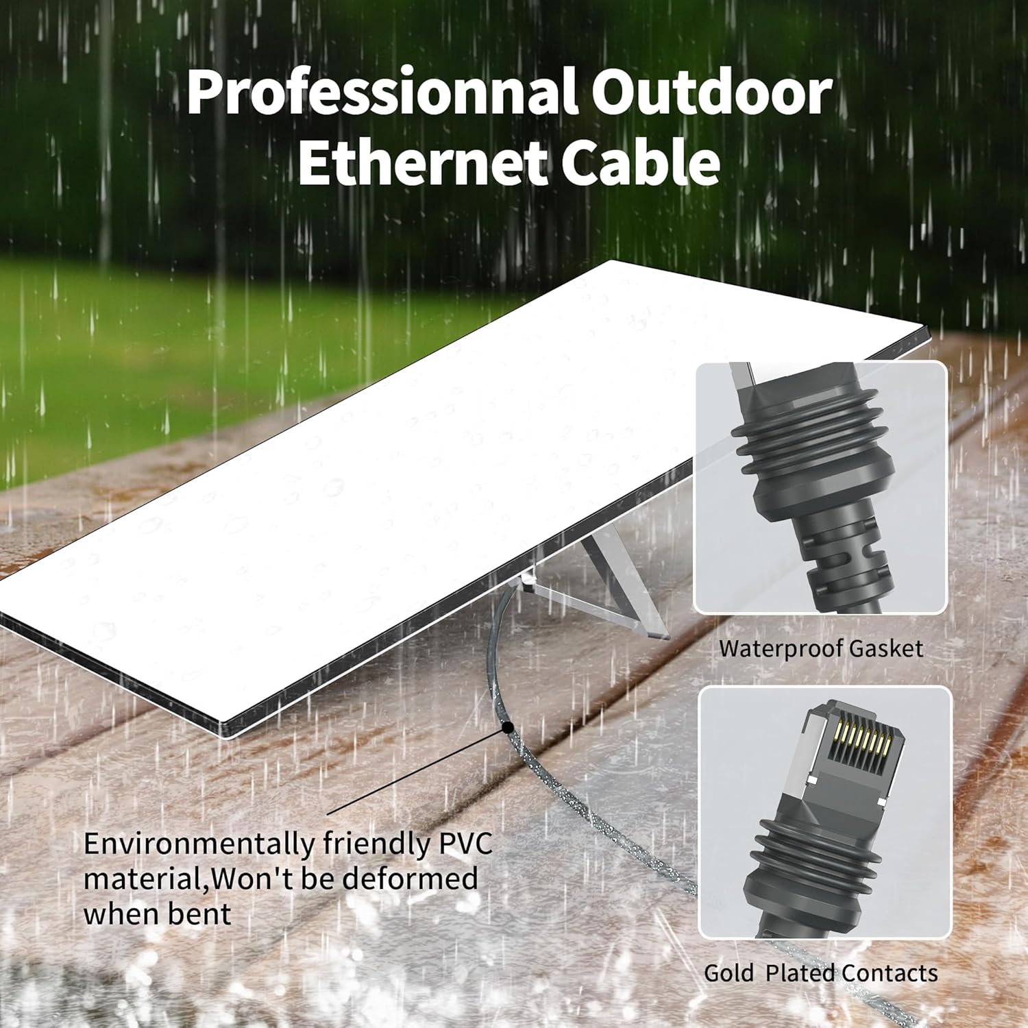 Kabllo për Starlink Lucmo Gen 3 Standard Generation 3, 30m, i zi