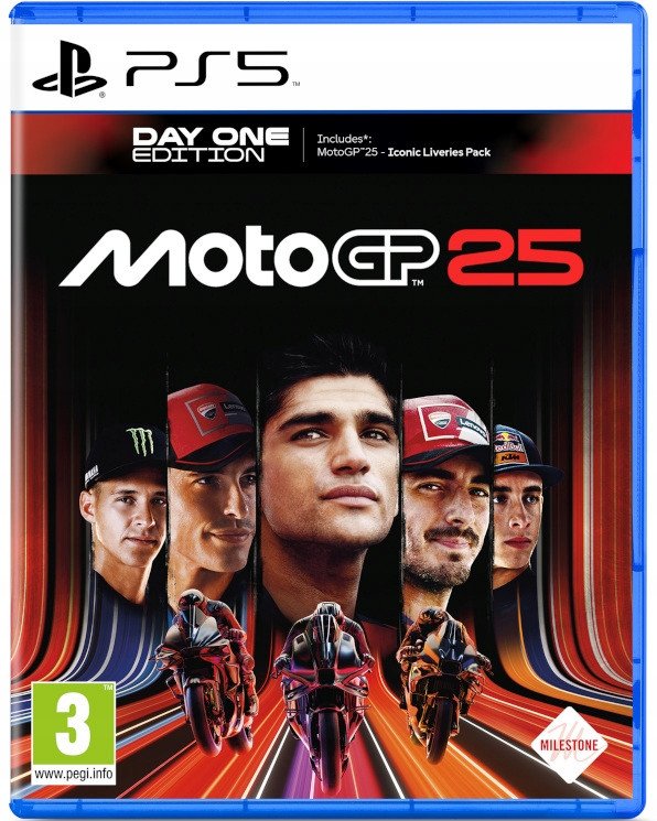 Игра PS5 MotoGP 25 Day One Edition, симулација на трки, повеќе играчи