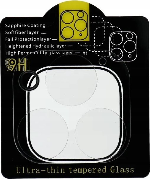 Mbrojtës xhami për kamera iPhone 14 Pro 5D Full Glue, transparent