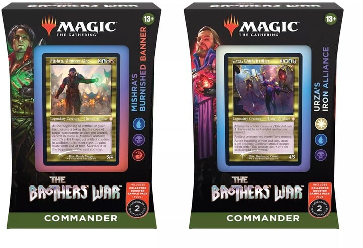 Lojë me letra Magic: The Gathering The Brothers War - Commander Deck Set