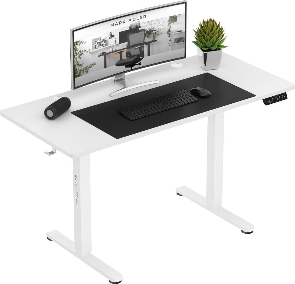 Tavolinë elektrike gaming MA Leader 7.0, lartësi e rregullueshme, memorie pozicionesh, e bardhë