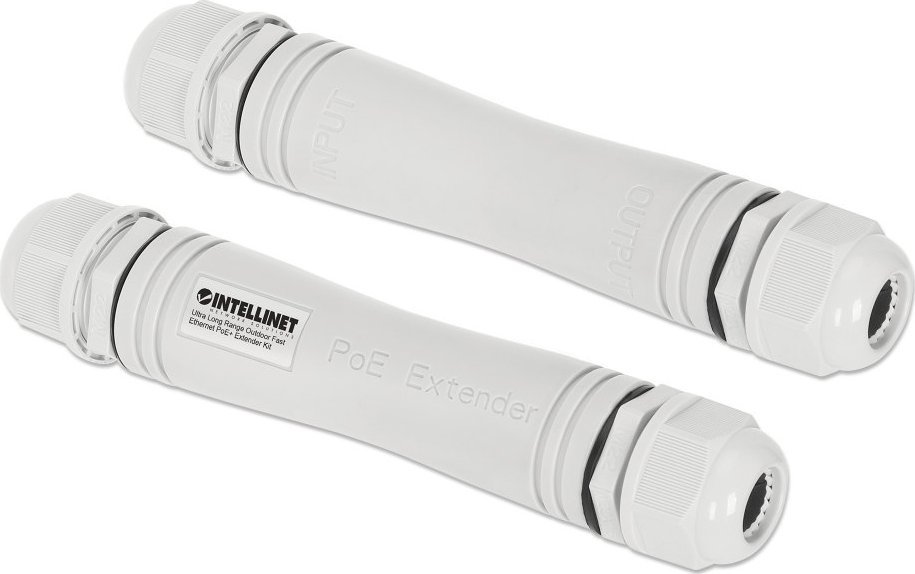 Kit zgjatës PoE+ Intellinet Ultra Long Range Outdoor Fast Ethernet, deri 1 km, IP67