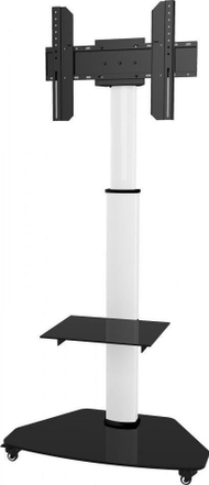 Karrocë TV Techly ICA-TR3WH, 37" 70", lartësi e rregullueshme, e bardhë