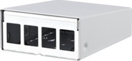 Kuti murale Metz METZ CONNECT AP Enclosure Keystone, 4 porta, e bardhë