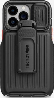 Mbrojtëse telefoni Tech21 Evo Max T21-9202, për iPhone 13 Pro, me holster, e zezë