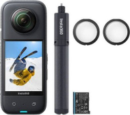Kamera aksion Insta360 X3 All Purpose Kit, 5.7K, 360°, e zezë