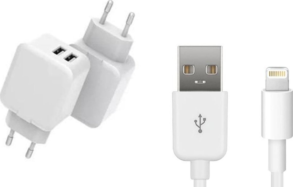 Karikues telefoni CoreParts MBXUSB-AC0007, adapter AC, për smartphone, i bardhë