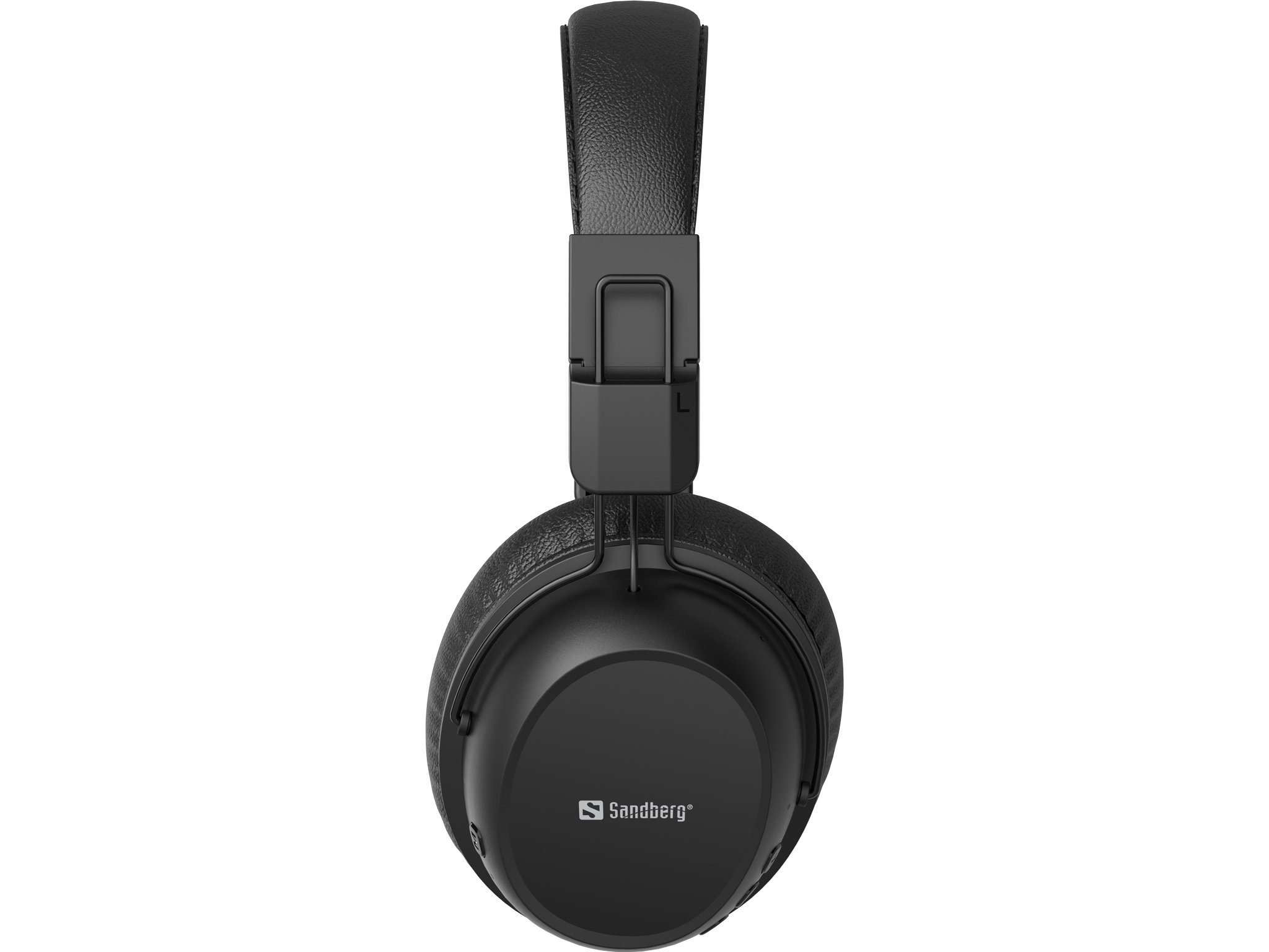 Kufje Bluetooth Sandberg ANC FlexMic 126-36, mikrofon i shkëputshëm, pa tela, të zeza