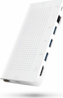 Hub USB C Twelve South StayGo, USB 3.2 Gen 1, me kabllo, i bardhë