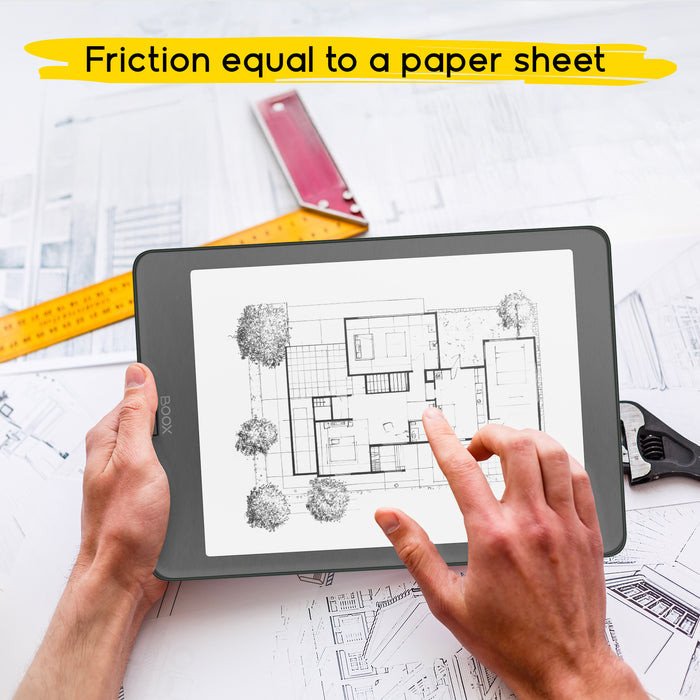 Folie mbrojtëse Doodroo DDBOOXNOT23, për Onyx BOOX Note 2 dhe Note 3, efekt letre, transparente