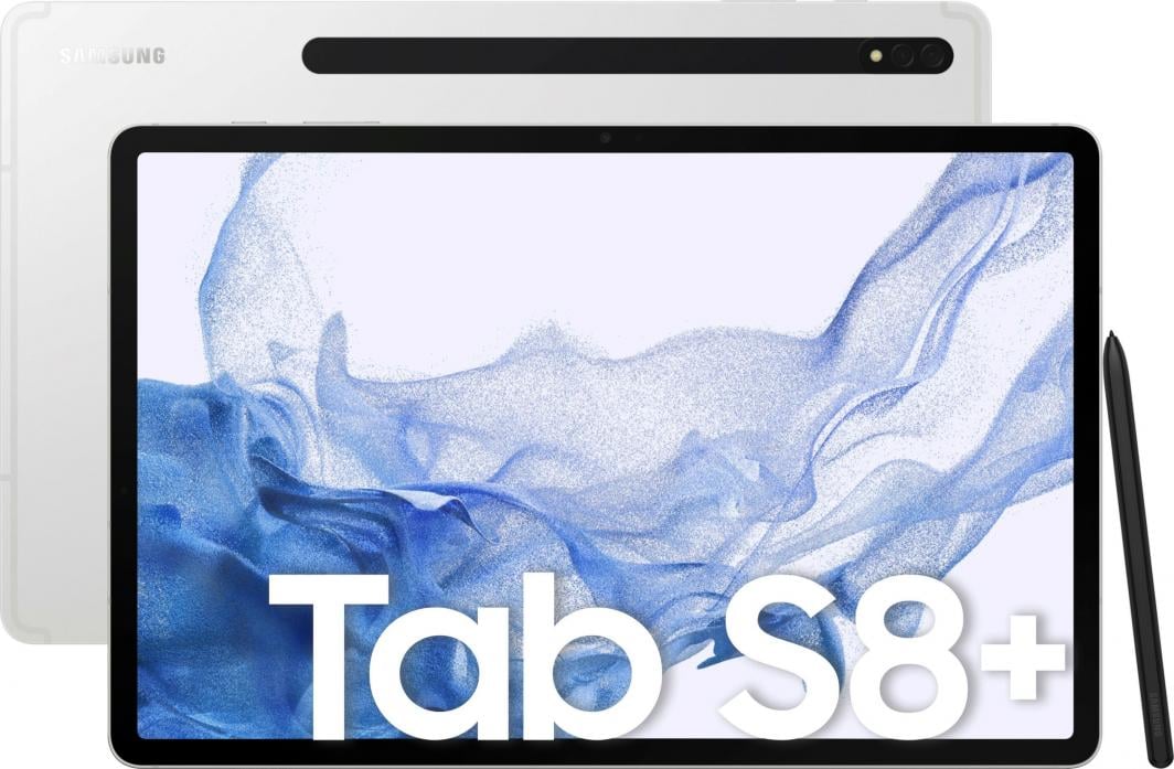 Tablet Samsung Galaxy Tab S8 Plus, 12.4", 256GB, argjendtë