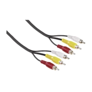 Hama Video Cable, 3 RCA plugs - 3 RCA plugs, 2m Hama Video Cable, 3 RCA plugs - 3 RCA plugs, 2m