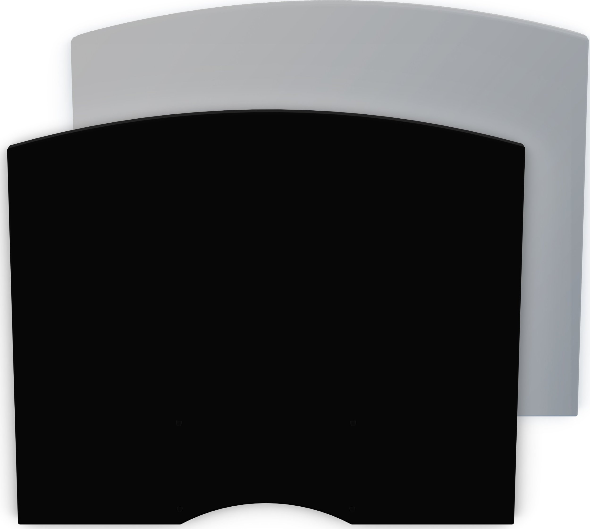 Konsolë metalike për raft Silver, për mur, ngjyrë argjendi