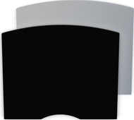 Konsolë metalike për raft Silver, për mur, ngjyrë argjendi