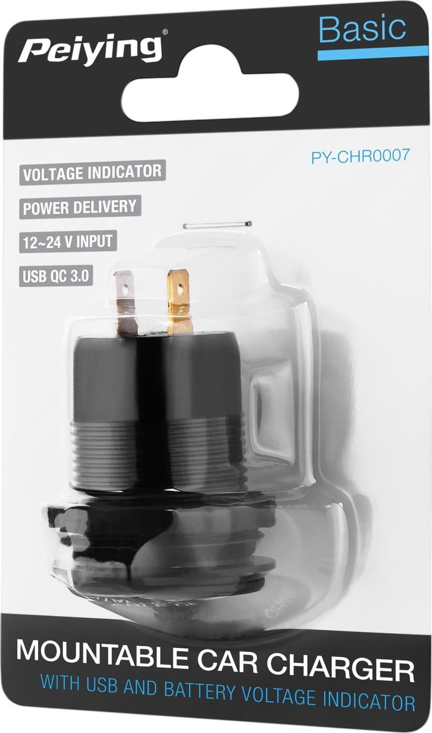 Karikues veture USB Type C, 63W, Quick Charge 3.0, i zi