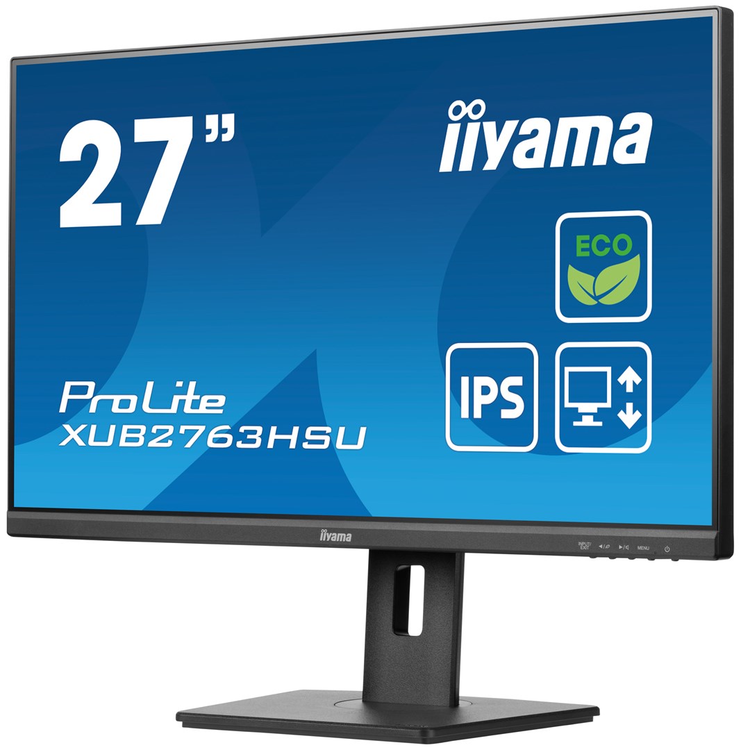 Monitor iiyama ProLite XUB2763HSU-B1, 27", 1920 x 1080, 100 Hz, i zi