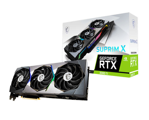 Kartelë grafike MSI NVIDIA GeForce RTX 3080 Ti SUPRIM X 12G, 12GB GDDR6X