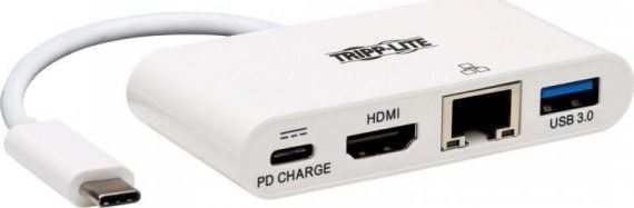 Stacion dock USB C Tripp Lite U444-06N-H4GU-C, 4 porta USB, HDMI, gri