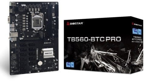 Матична плоча Biostar TB560 BTC PRO, Intel B560, 12 GPU, рударење