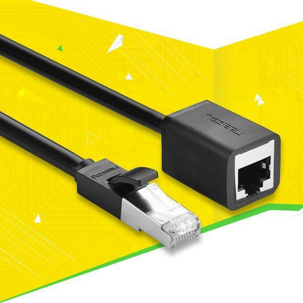 Kabllo zgjatuese rrjeti UGREEN 11283, Ethernet RJ45 Cat 6, 5m, e zezë