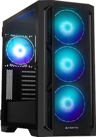 Kuti kompjuteri Chieftec GA-01B-L-OP APEX LUMO, ATX, RGB, e zezë