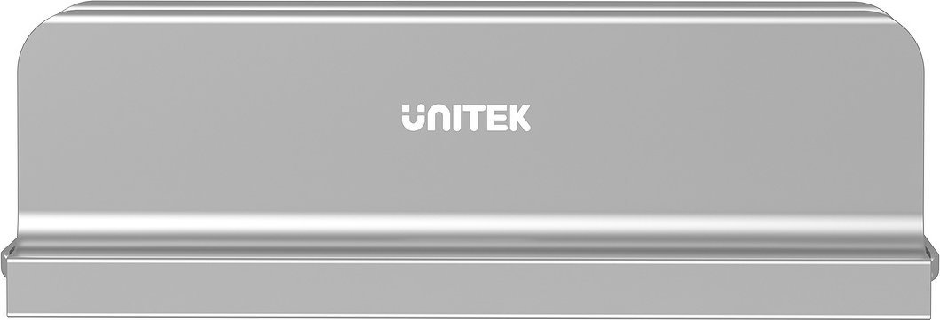 Stativ vertikal për laptop Unitek OT172GY, alumin, gri