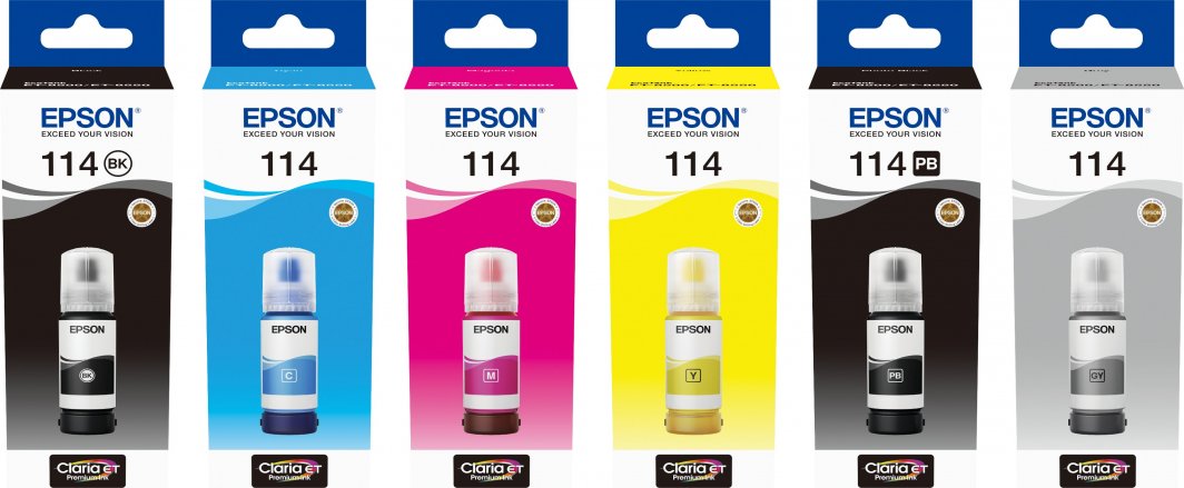 Ngjyrë printeri Epson 114 EcoTank, 70ml, e zezë