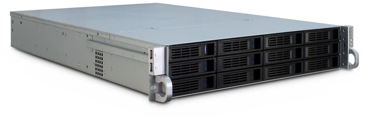 Kasë INTER-TECH 2U-2412 IPC, rack, 2U
