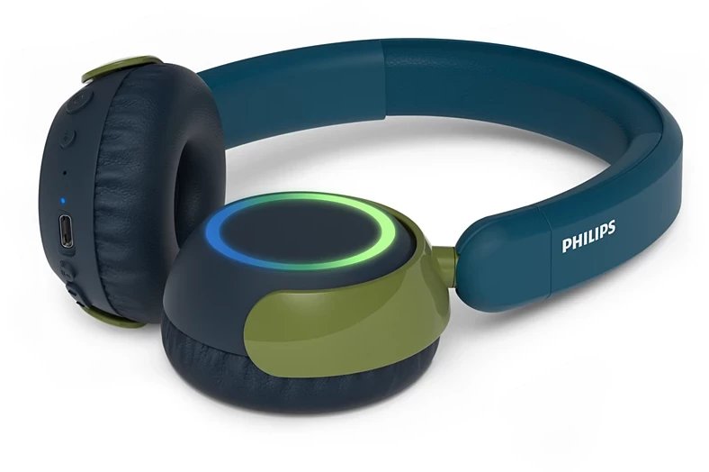 Kufje wireless Philips TAK4200 për fëmijë, Bluetooth, on ear, ngjyrë teal
