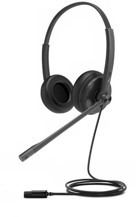 Kufje për të dy veshët YEALINK YHD342 Dual, lidhës QD, të zeza