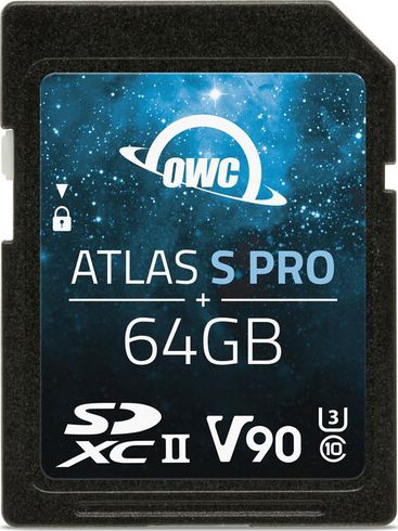 Kartë memorie OWC Atlas S Pro SDXC, 64GB, UHS-II U3 V90