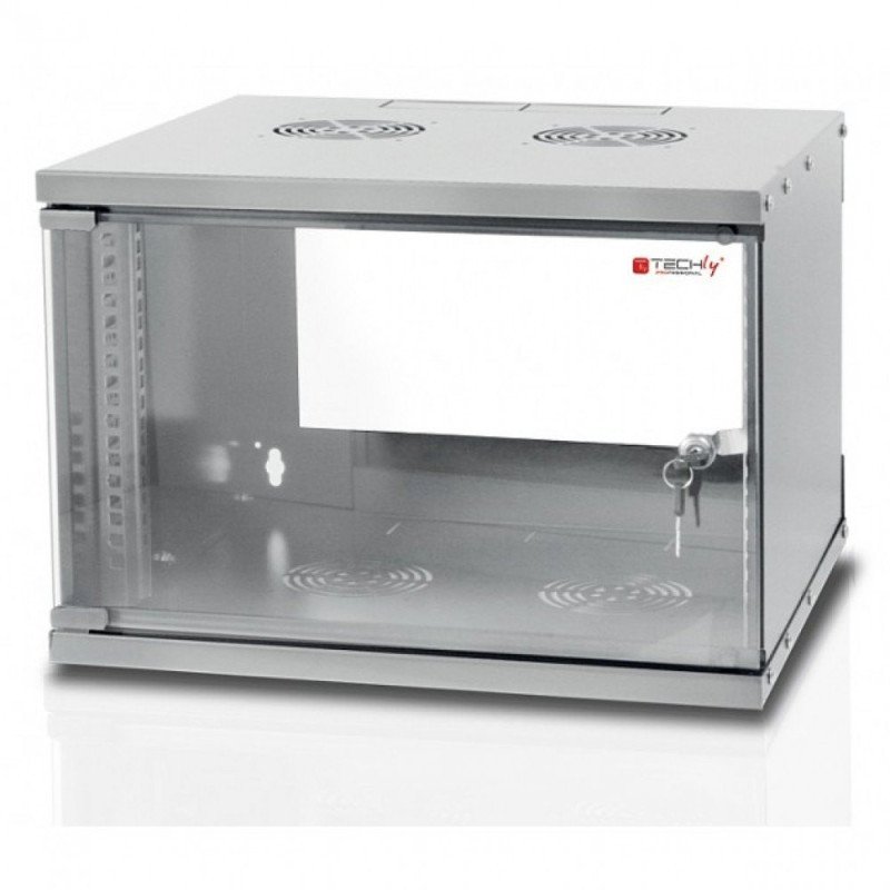 Kabinet muror rrjeti Techly 108194, 19" 9U, 500x320 mm, gri