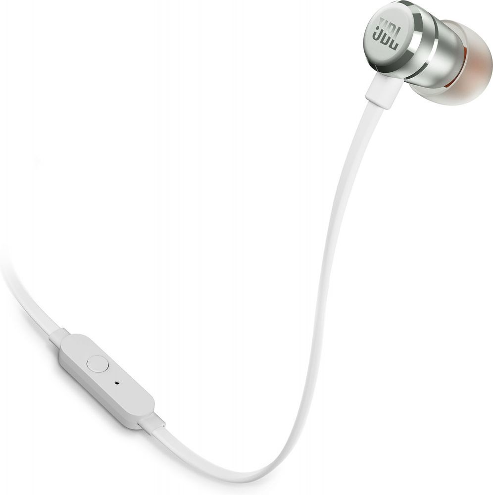 Kufje JBL T290 In-Ear, të argjendtë/të bardha