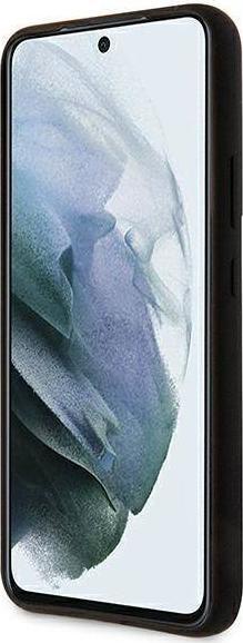 Mbështjellës telefoni Ferrari FESSIHCS22MBK On Track Silicone për Galaxy S22 Plus S906, silikon, i zi