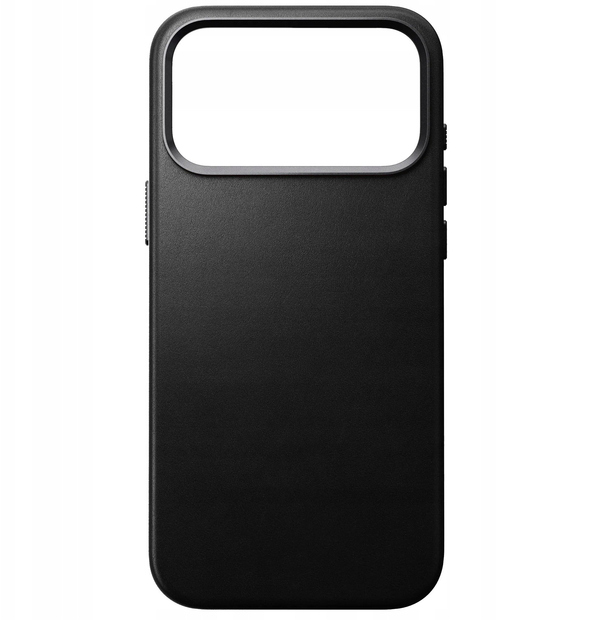 Kapak telefoni Nomad Traditional Leather, për iPhone 17 Pro, MagSafe, i zi