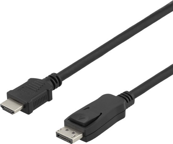 Kabllo video Xavax 00110012, DisplayPort 1.2, 2m, e zezë