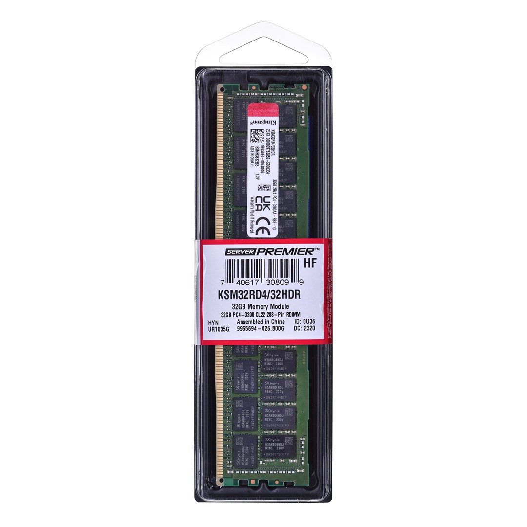 Memorie RAM Kingston Technology, 32GB, DDR4, 3200 MHz, e zezë