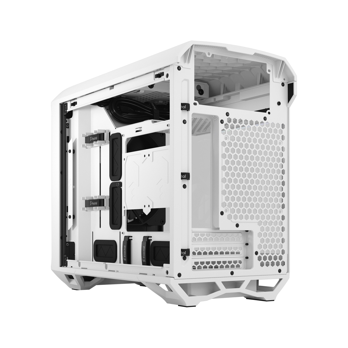 Kasë për PC Fractal Design Torrent Nano White TG Clear Tint, e bardhë
