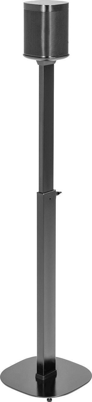 Stativ dyshemeje Maclean MC-940, për altoparlant Sonos One One SL, lartësi e rregullueshme, i zi