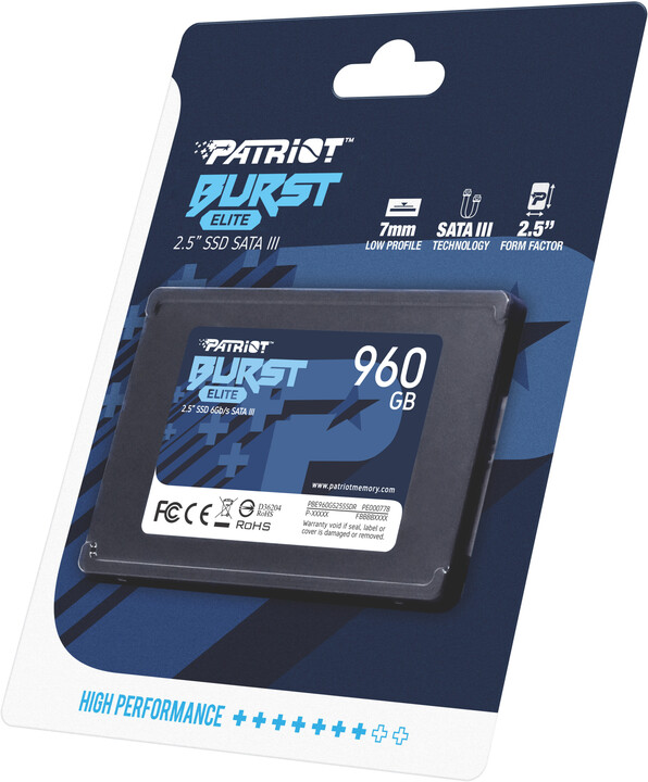 Disk Patriot Burst Elite, 2.5 "- 960GB
